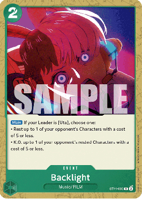 Carte One Piece Backlight ST11-003 C