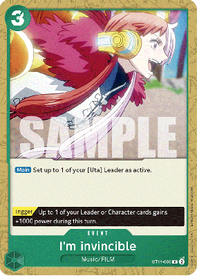 Carte One Piece I'm invincible ST11-005 C