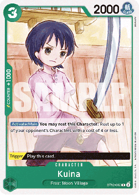 Carte One Piece Kuina ST12-002 C