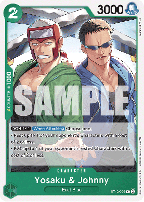 Carte One Piece Yosaku & Johnny ST12-006 C