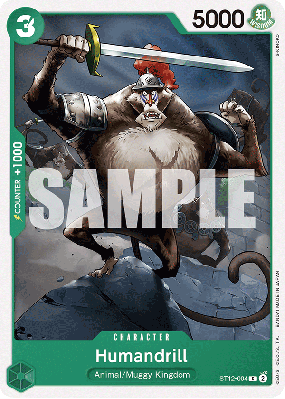 Carte One Piece Humandrill ST12-004 C