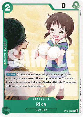 Carte One Piece Rika ST12-007 C