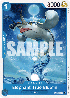 Carte One Piece Elephant True Bluefin ST12-009 C