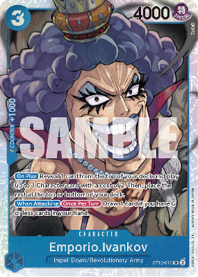 Carte One Piece Emporio Ivankov ST12-010 SR