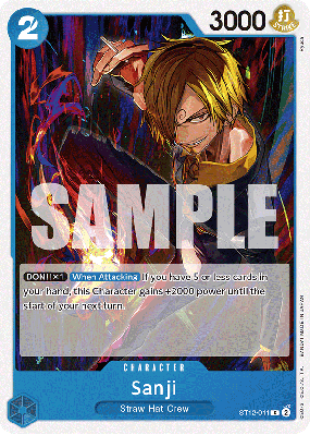 Carte One Piece Sanji ST12-011 C