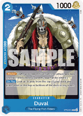Carte One Piece Duval ST12-014 C