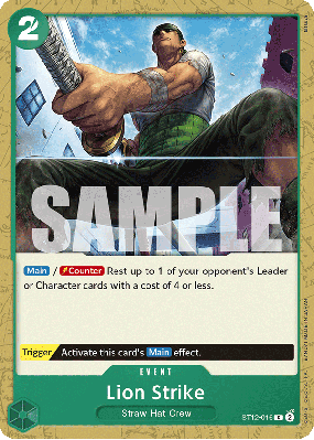 Carte One Piece Lion Strike ST12-016 C