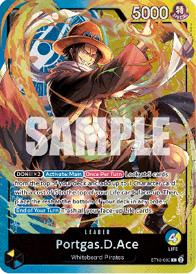 Carte One Piece Portgas D. Ace ST13-002 L