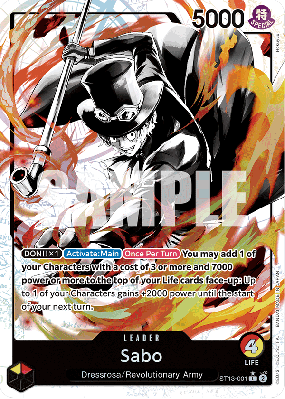 Carte One Piece Sabo ST13-001 L ALT ART