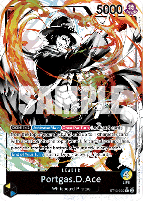 Carte One Piece Portgas D. Ace ST13-002 L ALT ART
