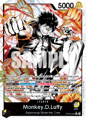 Carte One Piece Monkey D. Luffy ST13-003 L ALT ART
