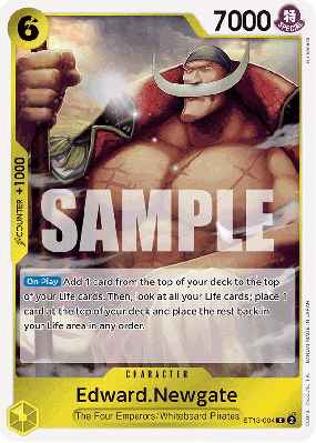 Carte One Piece Edward Newgate ST13-004 C