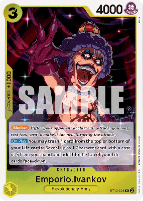 Carte One Piece Emporio Ivankov ST13-005 R