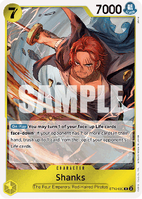 Carte One Piece Shanks ST13-009 C