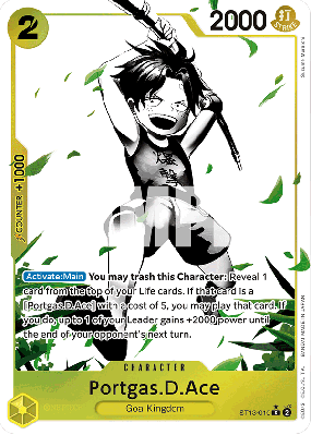 Carte One Piece Portgas D. Ace ST13-010 C ALT ART
