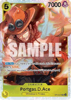 Carte One Piece Portgas D. Ace ST13-011 SR