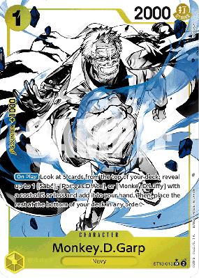 Carte One Piece Monkey D. Garp ST13-013 SR ALT ART