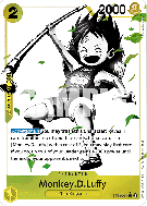 Carte One Piece Monkey D. Luffy ST13-014 C ALT ART