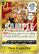 Carte One Piece Flame Dragon King ST13-017 C