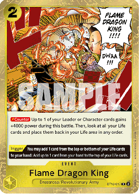Carte One Piece Flame Dragon King ST13-017 C