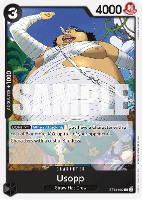 Carte One Piece Usopp ST14-002 C