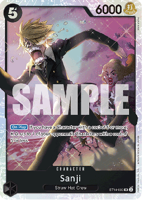 Carte One Piece Sanji ST14-003 SR