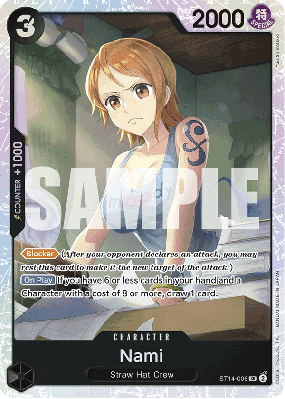 Carte One Piece Nami ST14-006 SR