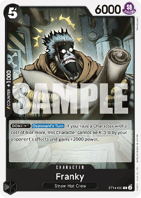 Carte One Piece Franky ST14-009 C