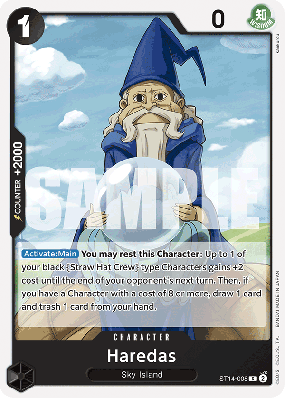 Carte One Piece Haredas ST14-008 C