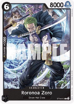 Carte One Piece Roronoa Zoro ST14-013 C