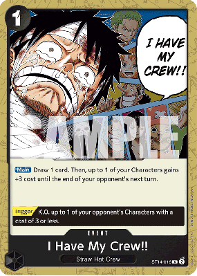 Carte One Piece I Have My Crew!! ST14-016 C
