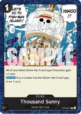 Carte One Piece Thousand Sunny ST14-017 C