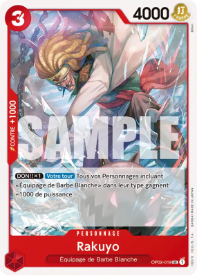 Carte One Piece Rakuyo OP02-019 UC ST15