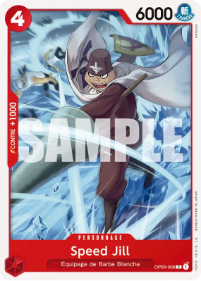 Carte One Piece Speed Jill OP03-006 C ST15