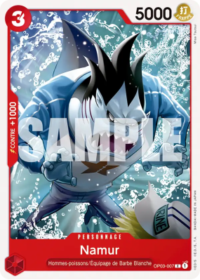 Carte One Piece Namur OP03-007 C ST15