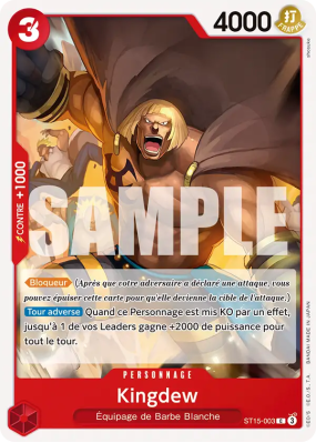Carte One Piece Kingdew ST15-003 C