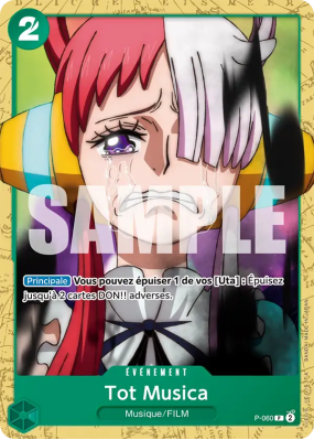 Carte One Piece Tot Musica P-060 P ST16