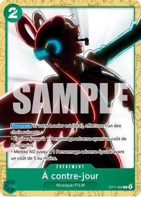 Carte One Piece À contre-jour ST11-003 C ST16