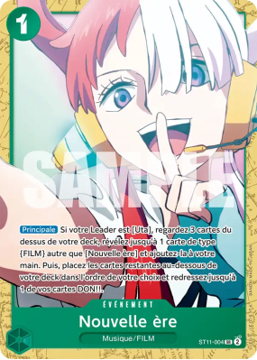 Carte One Piece Nouvelle ère ST11-004 SR ST16