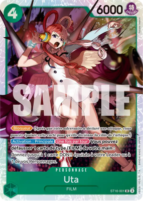 Carte One Piece Uta ST16-001 SR
