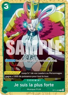 Carte One Piece Je suis la plus forte ST11-005 C ST16