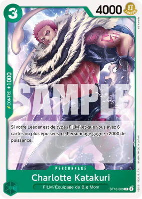 Carte One Piece Charlotte Katakuri ST16-003 C