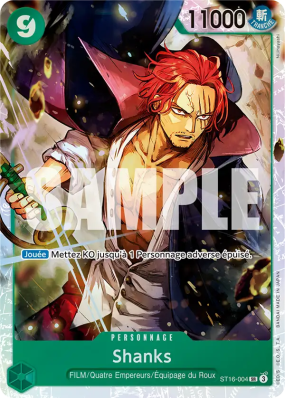 Carte One Piece Shanks ST16-004 SR