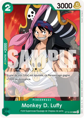 Carte One Piece Monkey D. Luffy ST16-005 C