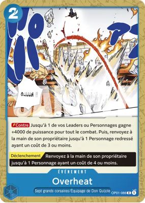 Carte One Piece Overheat OP01-086 R ST17