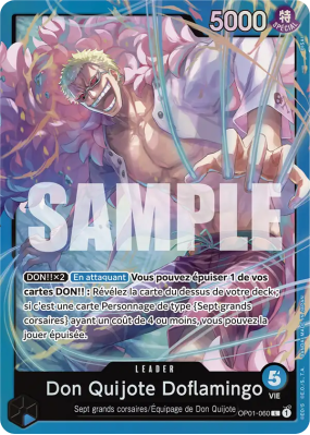 Carte One Piece Don Quijote Doflamingo OP01-060 L ST17