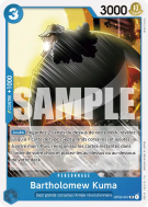 Carte One Piece Bartholomew Kuma OP02-057 UC ST17
