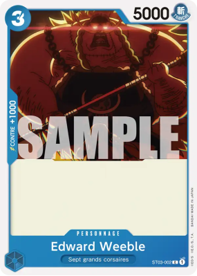 Carte One Piece Edward Weeble ST03-002 C ST17