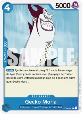 Carte One Piece Gecko Moria ST03-004 C ST17
