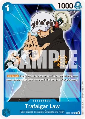 Carte One Piece Trafalgar Law ST03-008 C ST17